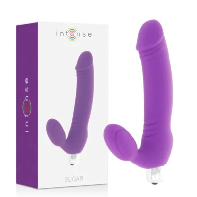 Intense Sugar – Vibratore in silicone con stimolatore clitoride