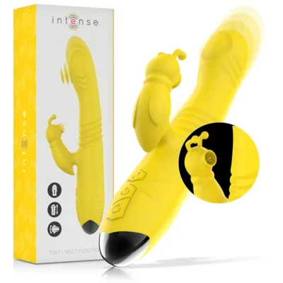 Intense Toky – Vibratore up & down con stimolatore a insetto
