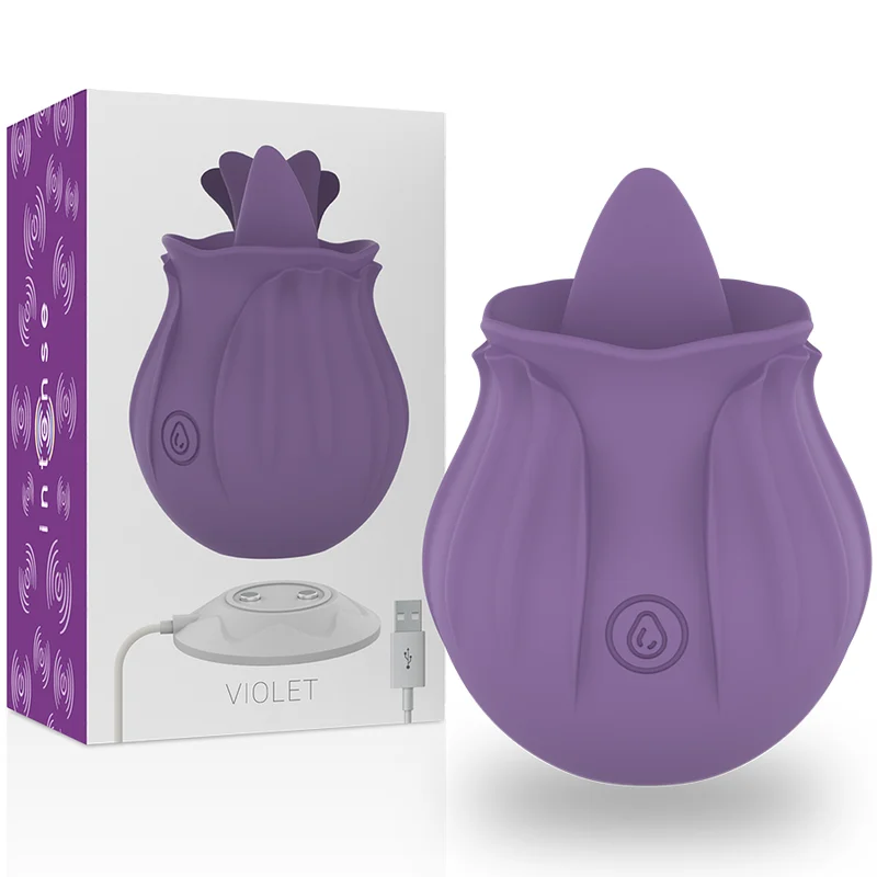 Intense Violet – Stimolatore clitoride a forma di rosa
