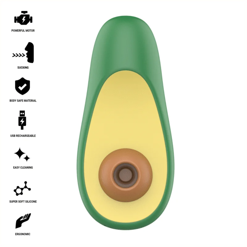 Intense Waki – Stimolatore clitorideo ad aspirazione avocado