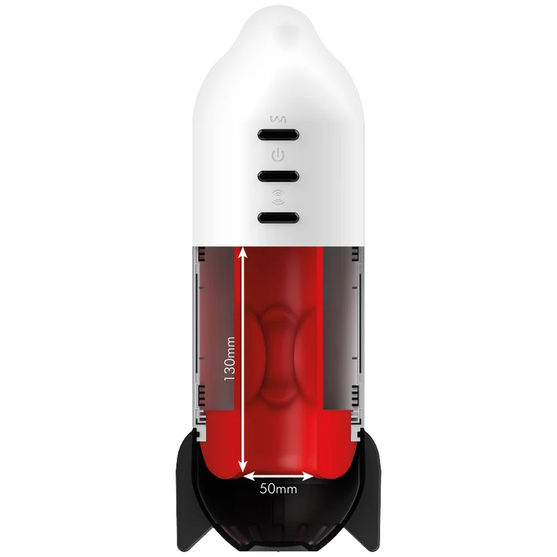Jamyjob Rocket – Masturbatore a compressione e vibrazione