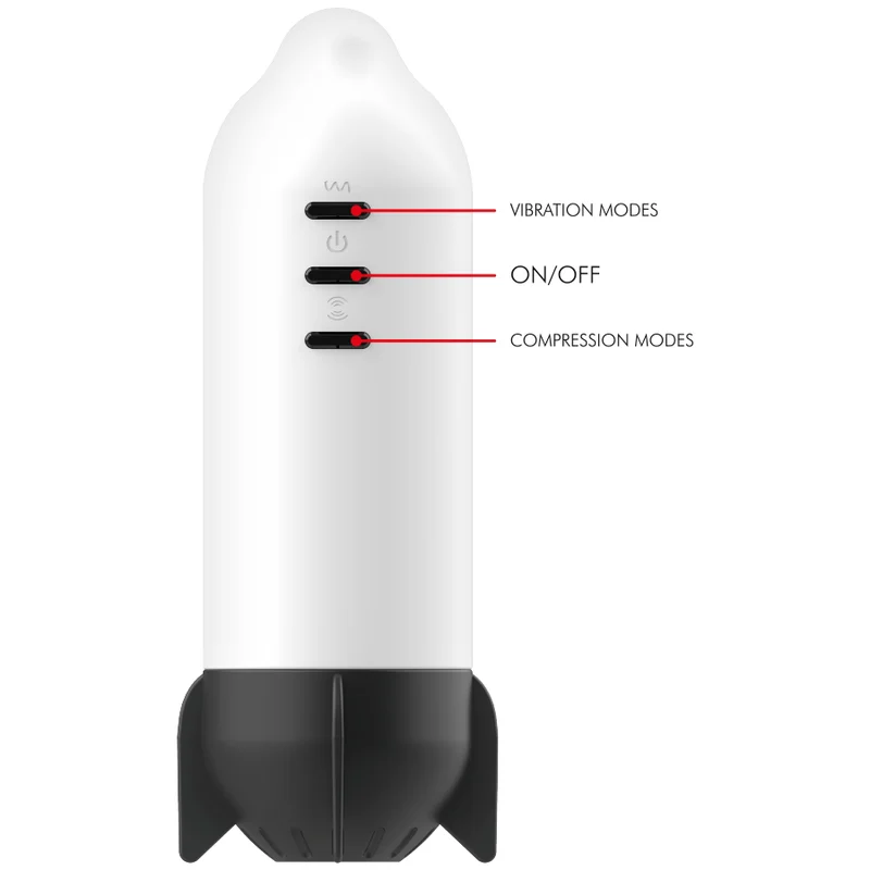 Jamyjob Rocket – Masturbatore a compressione e vibrazione – foto 9