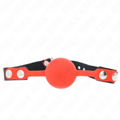 Kink Modello 2 – Ball gag in silicone con lucchetto