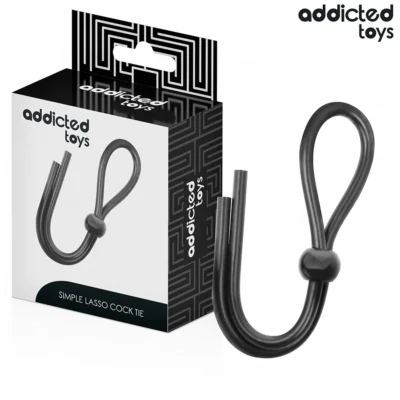 Lasso Addicted Toys – Corda in silicone per pene a singolo anello