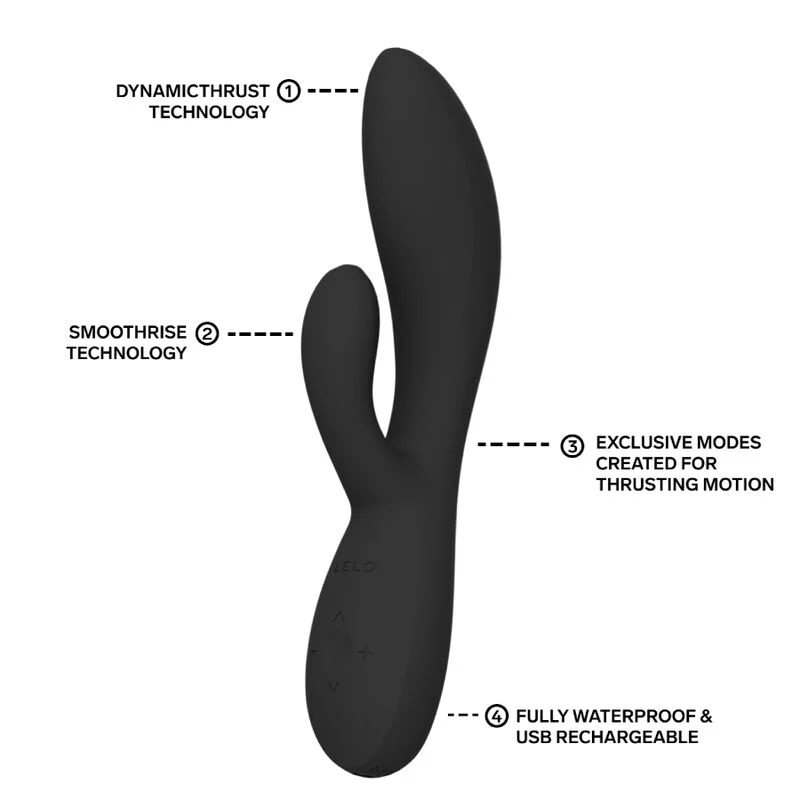 Lelo Ina Thrust – Vibratore rabbit a spinta con app – foto 8