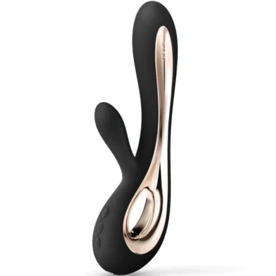 Lelo Soraya 2 – Vibratore rabbit nero a doppia stimolazione