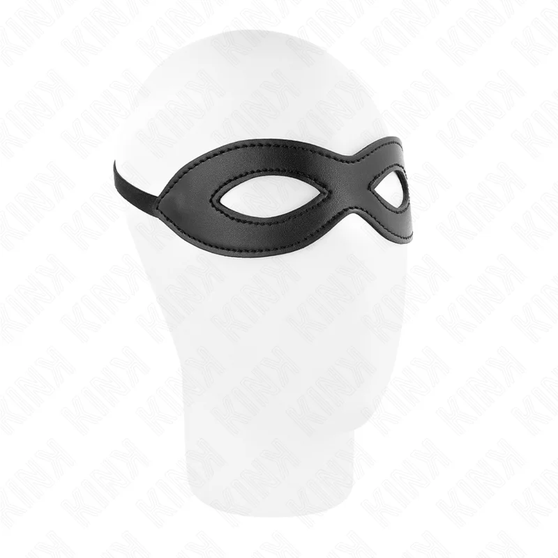 Maschera per occhi Kink – Modello 2 nera effetto pelle