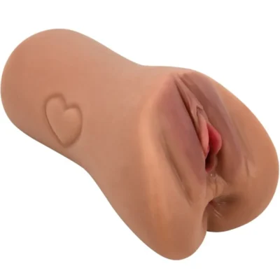 Masturbatore Crazy Bull – Vagina e ano realistico con cuore