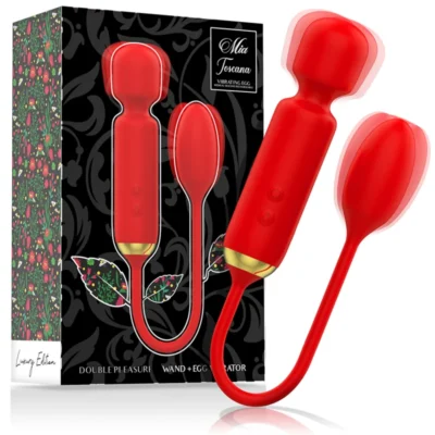 Mia Toscana – Vibratore wand con uovo vibrante doppio piacere