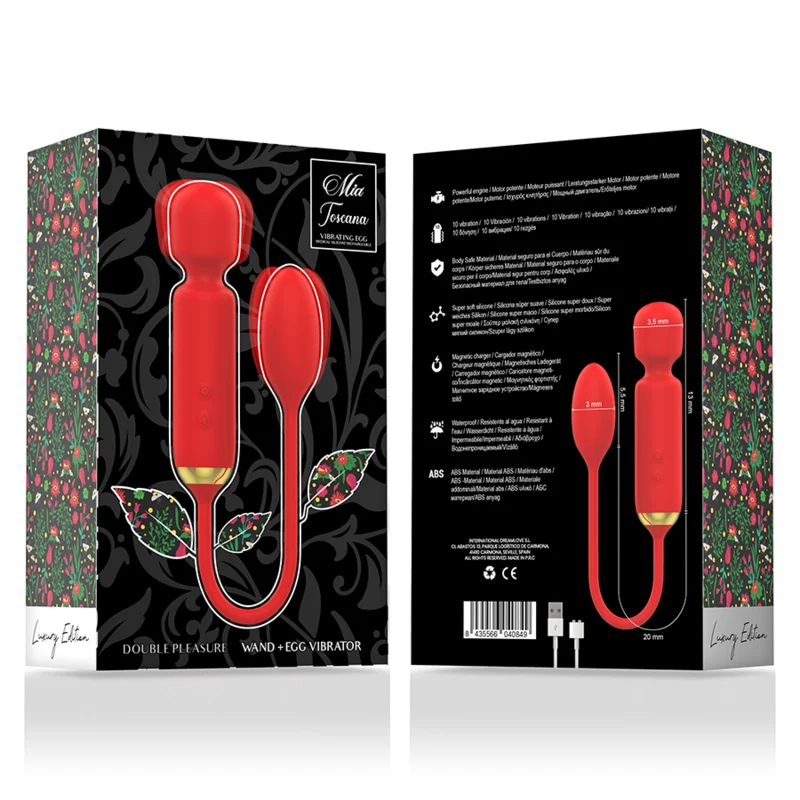 Mia Toscana – Vibratore wand con uovo vibrante doppio piacere – foto 6