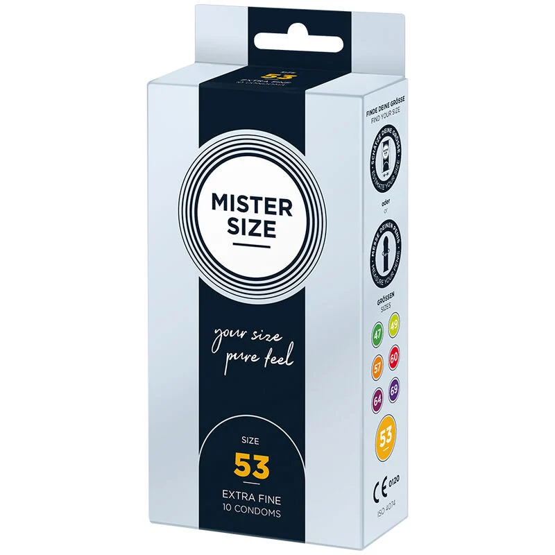 Mister Size 53 – Preservativi extra fini taglia M (10 pezzi) – foto 2