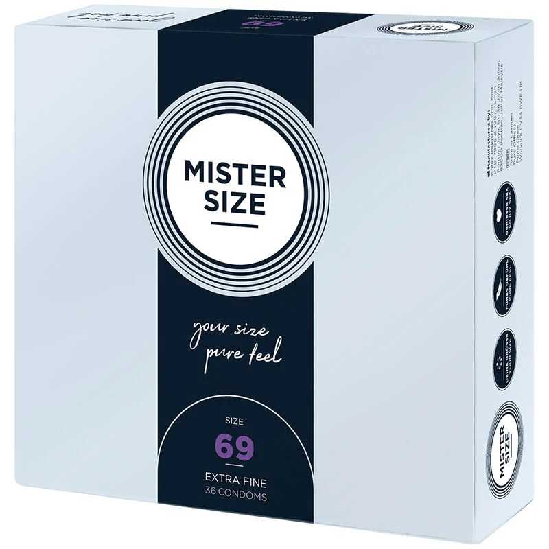 Mister Size 69 – Preservativi extra fini 69 mm, 36 pezzi – foto 2