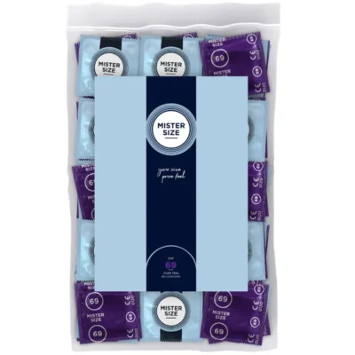 Mister Size 69 – Preservativi XXXL 69 mm, 100 pezzi
