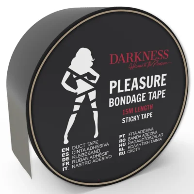 Nastro Bondage Darkness – Adesivo nero da 15 metri