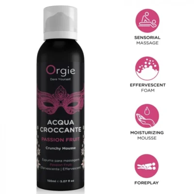 Orgie Acqua Croccante – Mousse da massaggio al frutto della passione