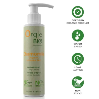 Orgie Bio Camomilla – Gel intimo biologico a base d'acqua