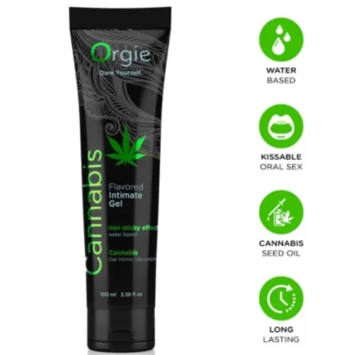 Orgie Cannabis – Gel intimo baciabile a base d'acqua 100 ml