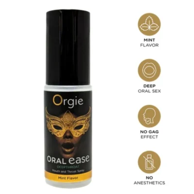 Orgie Oral Ease – Spray bocca e gola alla menta