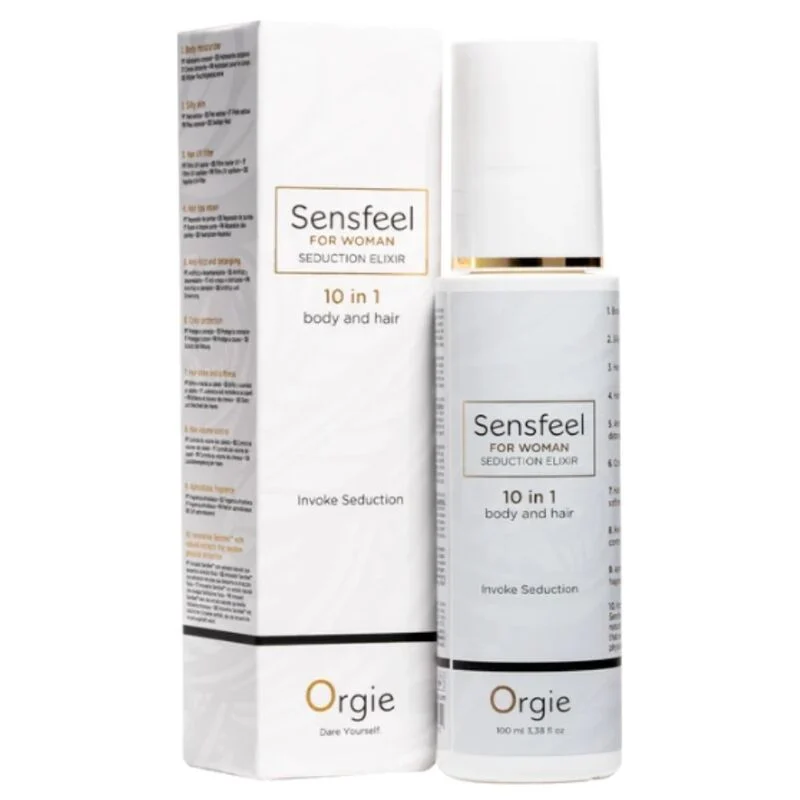 Orgie Sensfeel – Elisir di seduzione 10 in 1 per corpo e capelli – foto 3