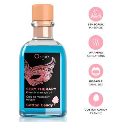 Orgie Sexy Therapy – Olio da massaggio baciabile zucchero filato