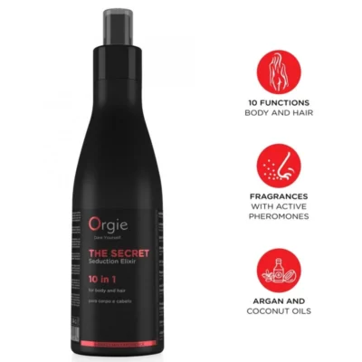 Orgie The Secret – Elisir di seduzione 10 in 1 corpo e capelli