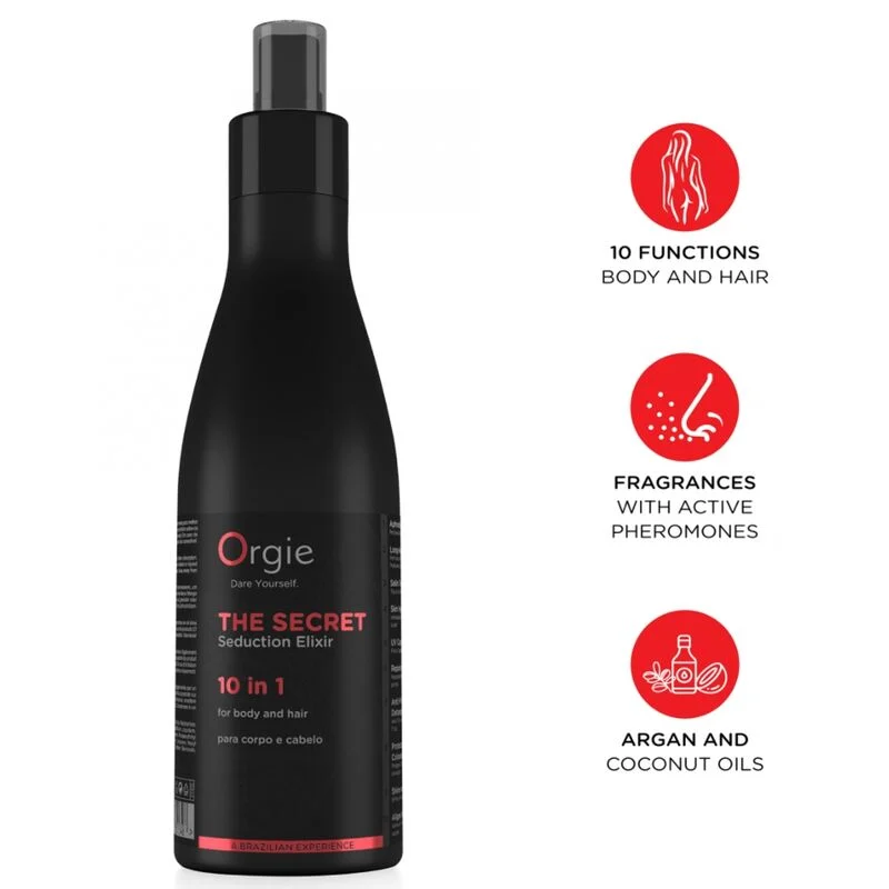 Orgie The Secret – Elisir di seduzione 10 in 1 corpo e capelli