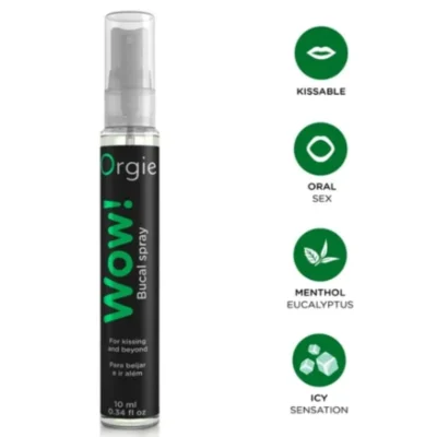 Orgie Wow – Spray buccale al mentolo ed eucalipto 10 ml