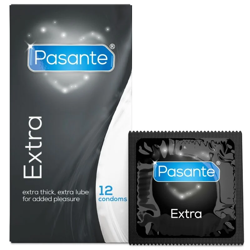Pasante Extra – Preservativi extra spessi, 12 pezzi – foto 3