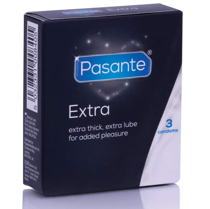 Pasante Extra – Preservativi extra spessi con più lubrificante