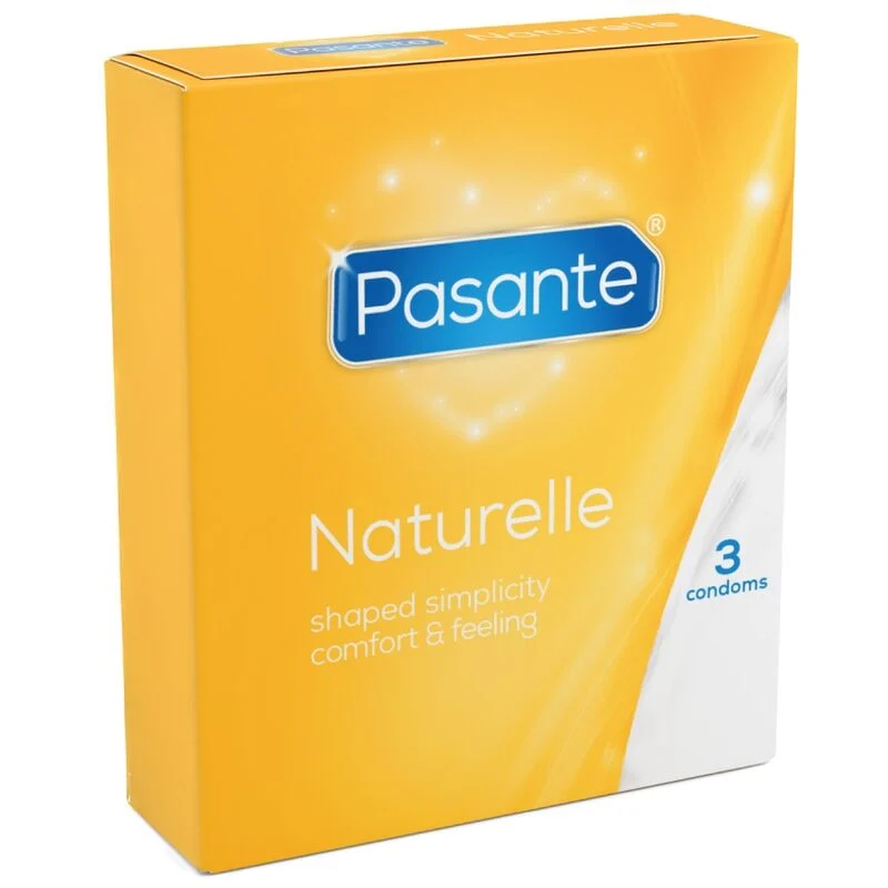 Pasante Naturelle – Preservativi in lattice, confezione da 3