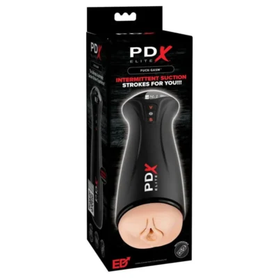 PDX Elite Fap-Gasm – Masturbatore con aspirazione e vibrazione
