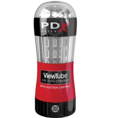 PDX Elite ViewTube – Masturbatore trasparente con aspirazione