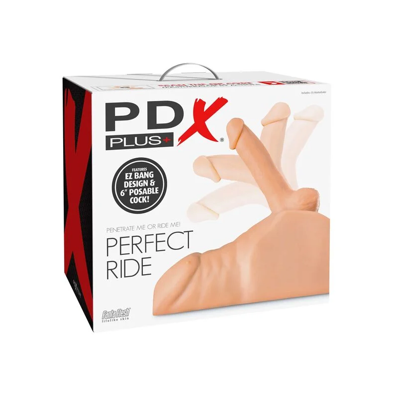 Pdx Plus Perfect Ride – Torso realistico con pene snodabile – foto 6