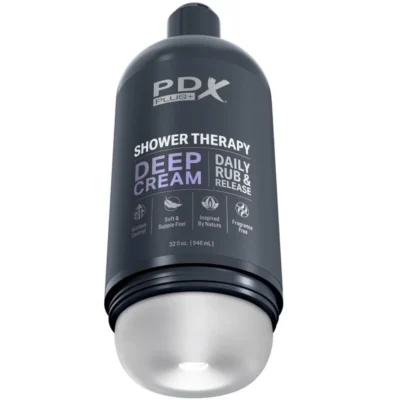 PDX Plus Shower Therapy Deep Cream – Masturbatore a flacone