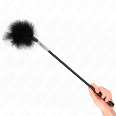 Piumino Tickle Kink – Spolverino con manico strass 50 cm