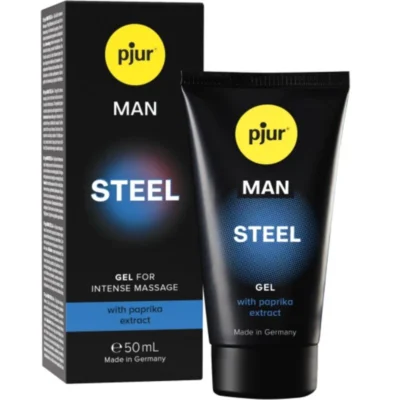 Pjur Man Steel – Gel da massaggio intenso alla paprika