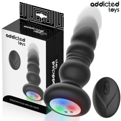 Plug anale Addicted Toys – Spinta e vibrazioni con telecomando