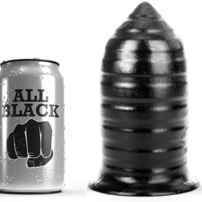Plug Anale All Black 16 cm – Butt plug nero a coste