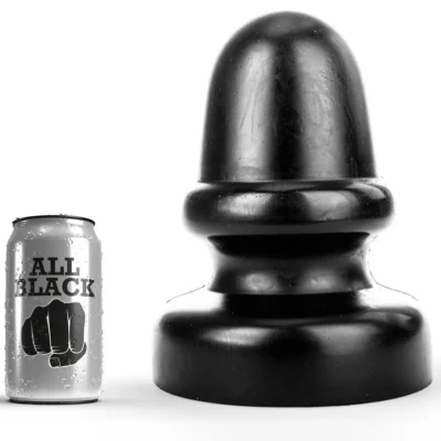 Plug Anale All Black – Butt plug in PVC nero, 23 cm