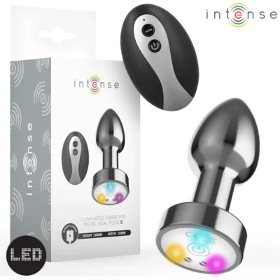 Plug anale Intense – Vibrante LED con telecomando, taglia S