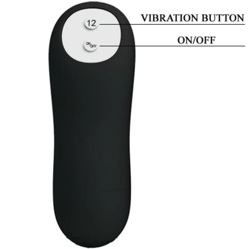 Plug anale Pretty Love – Vibrante a sfere con 12 modalità – foto 6