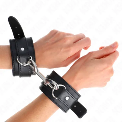 Polsiere Kink – Manette nere regolabili 17-28 cm