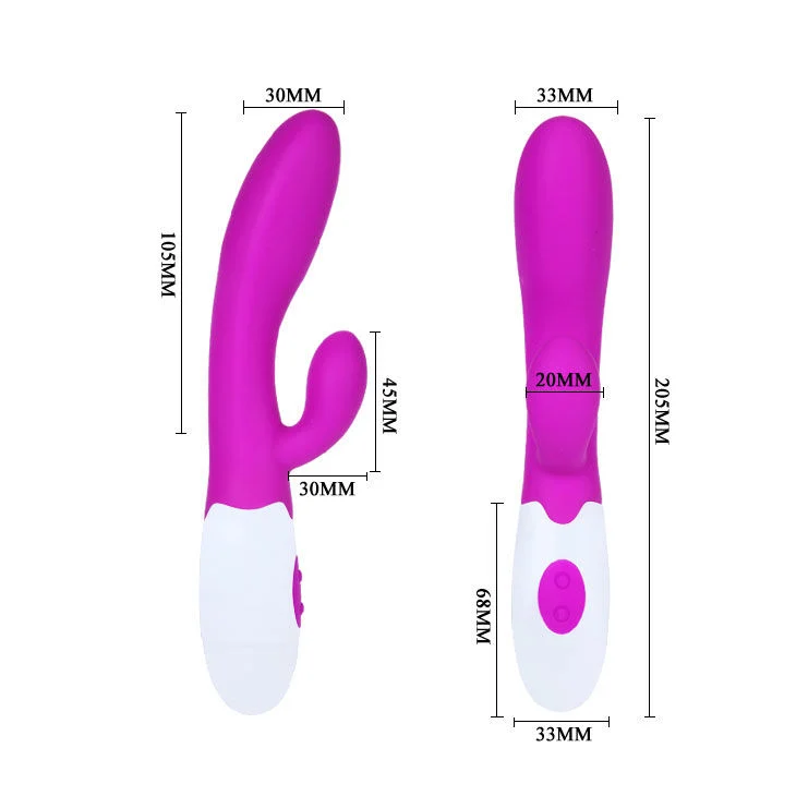 Pretty Love Alvis – Vibratore rabbit con stimolatore clitoride – foto 6