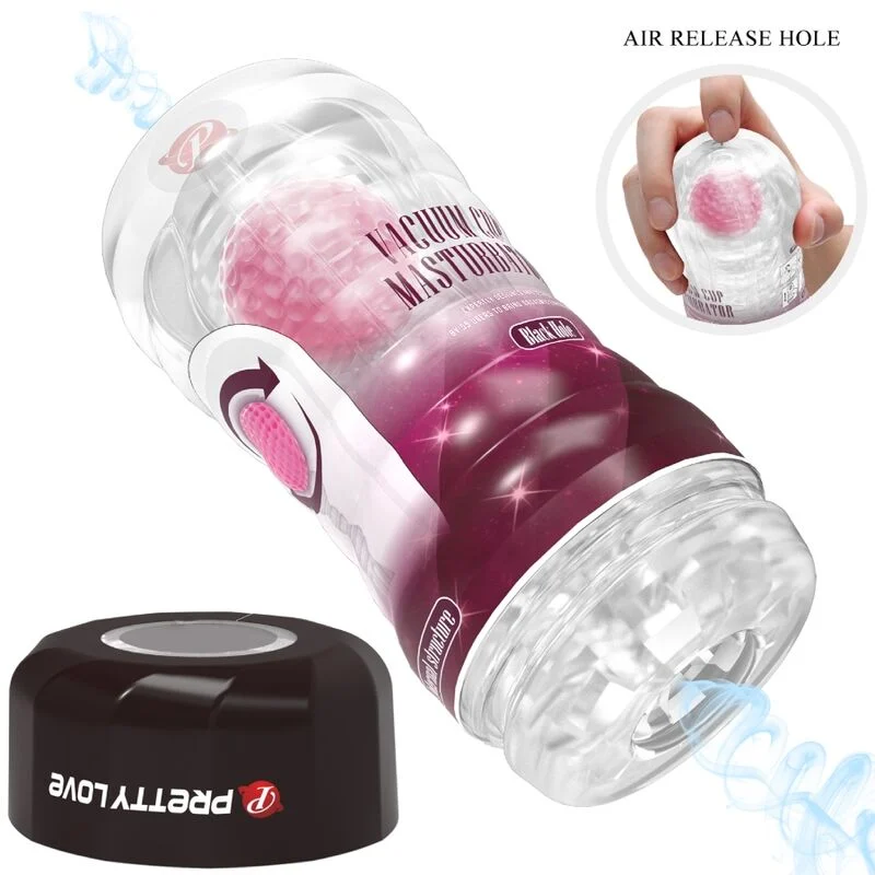 Pretty Love Black Hole – Masturbatore Vacuum Cup con sfera – foto 9