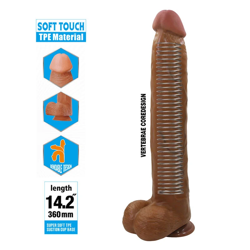 Pretty Love Dany – Dildo realistico con ventosa 36 cm – foto 6
