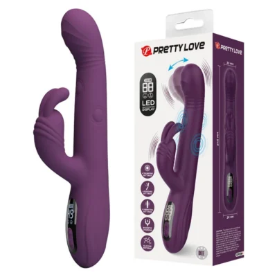 Pretty Love Dee – Vibratore rabbit oscillante e a percussione