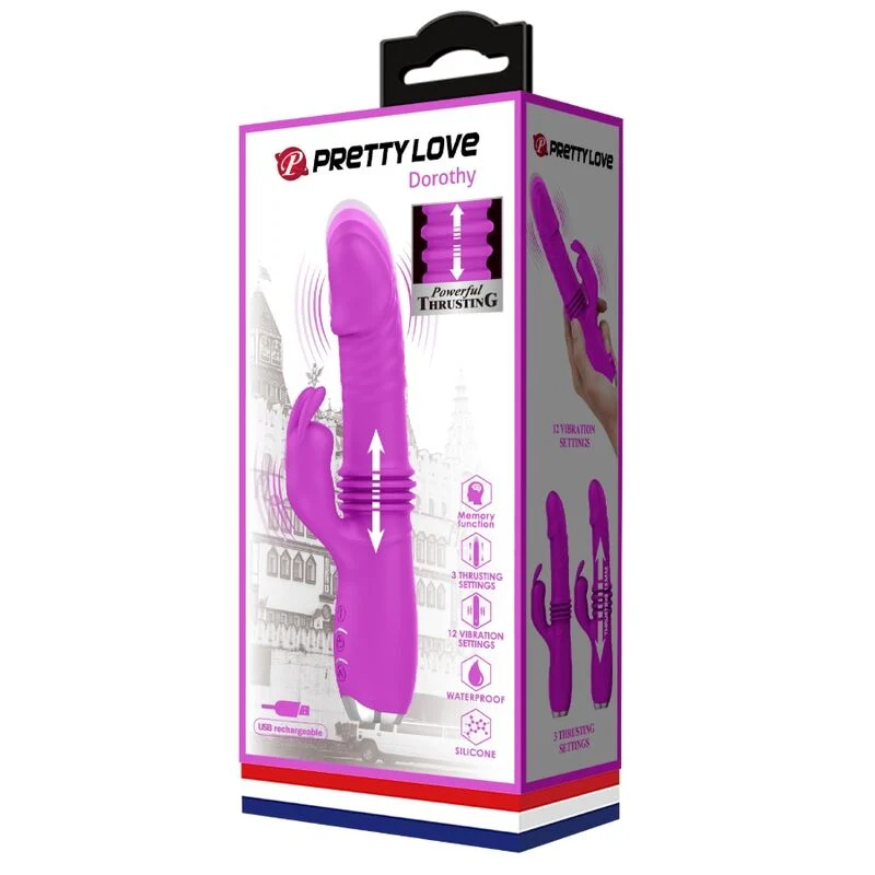 Pretty Love Dorothy – Vibratore rabbit con spinta ricaricabile – foto 12