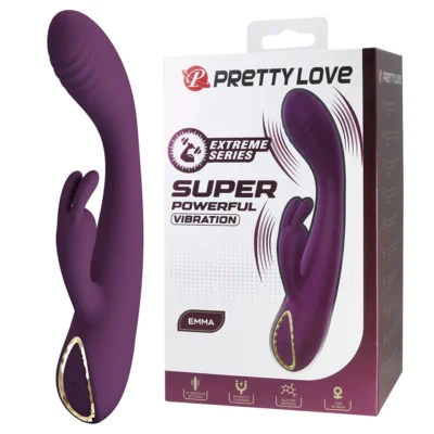Pretty Love Emma – Vibratore rabbit viola in silicone