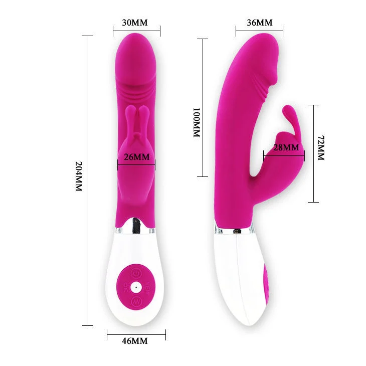 Pretty Love Gene – Vibratore rabbit con 30 vibrazioni – foto 6