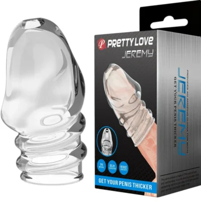 Pretty Love Jeremy – Guaina per pene trasparente in TPR